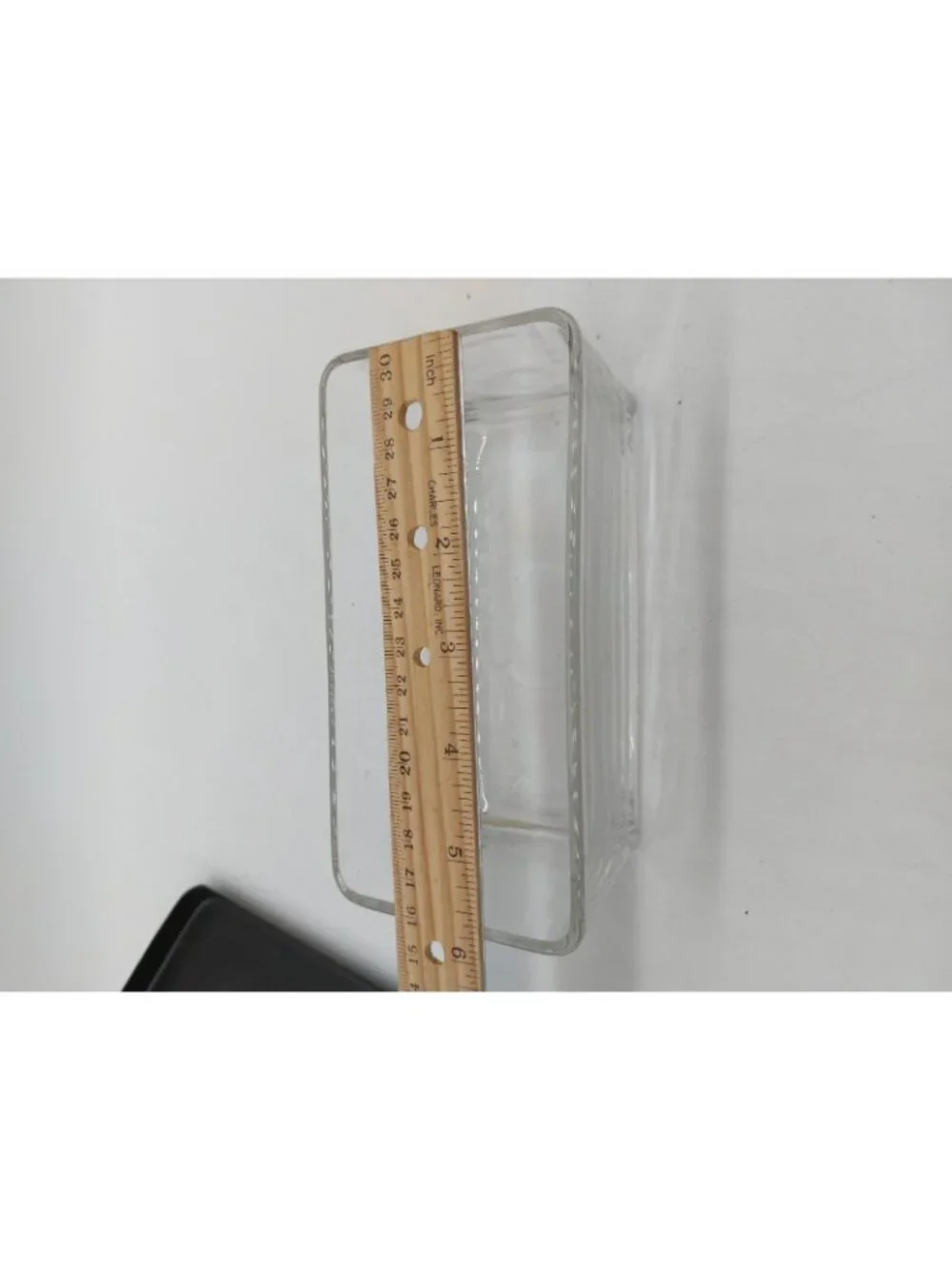 Glass Container Metal Lid With Handle Made In India Rectangle